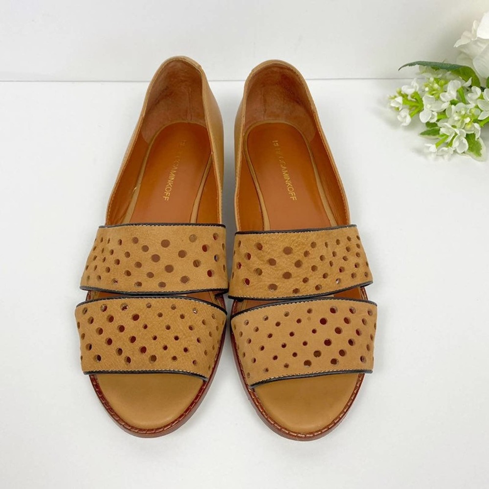 Rebecca Minkoff Sadie Leather Flats 9M - Picture 3 of 12